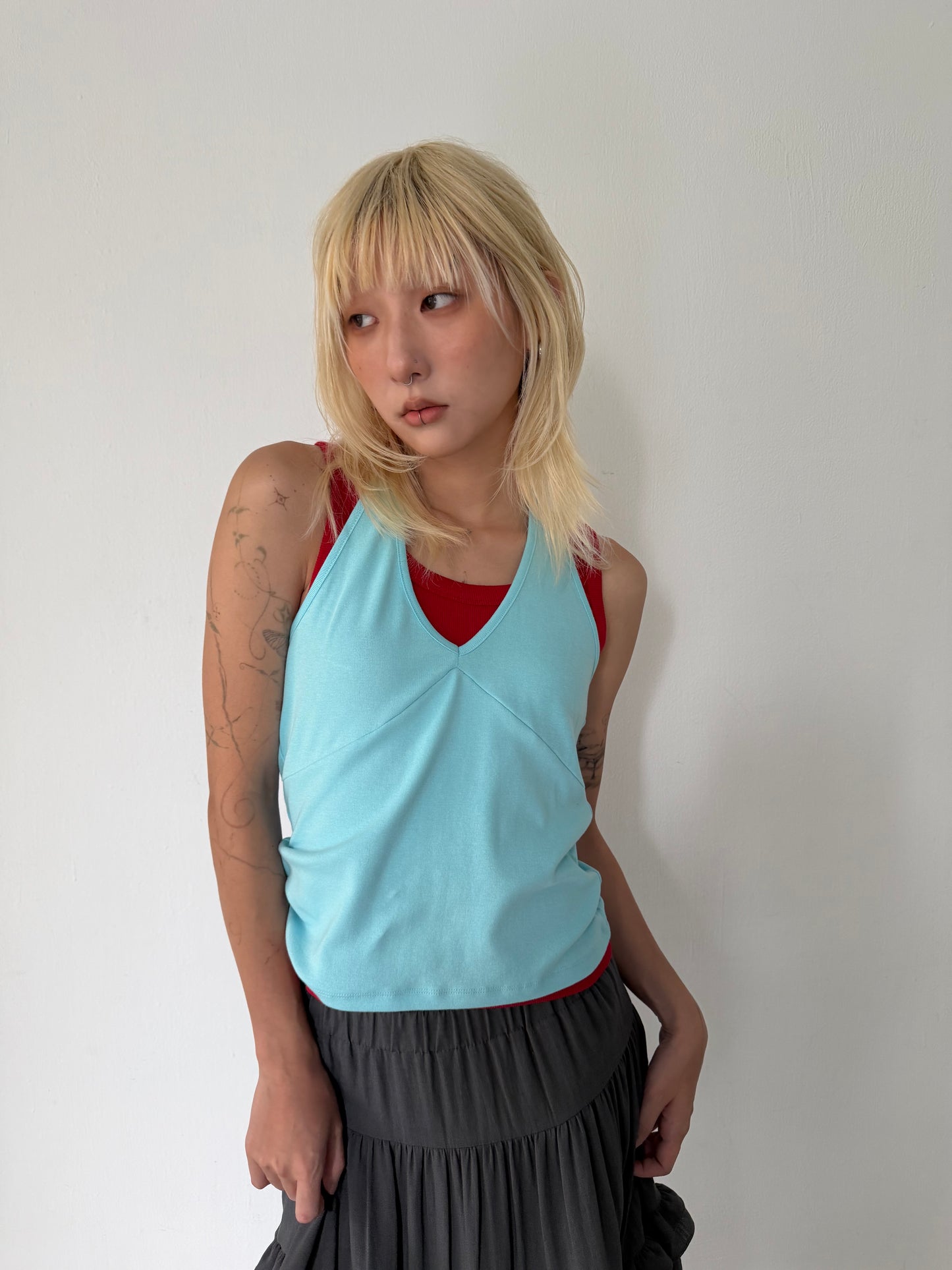 cotton tank vest