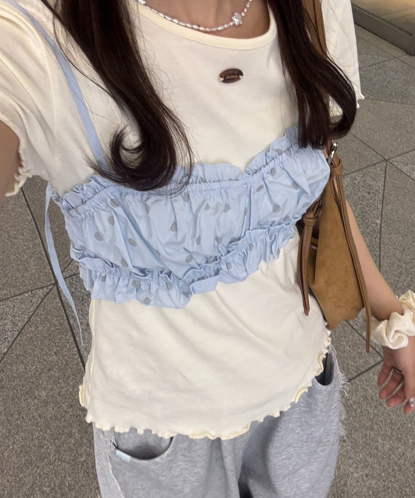 （sale 至8/23 22:00）Discoat 點點胸衣背心