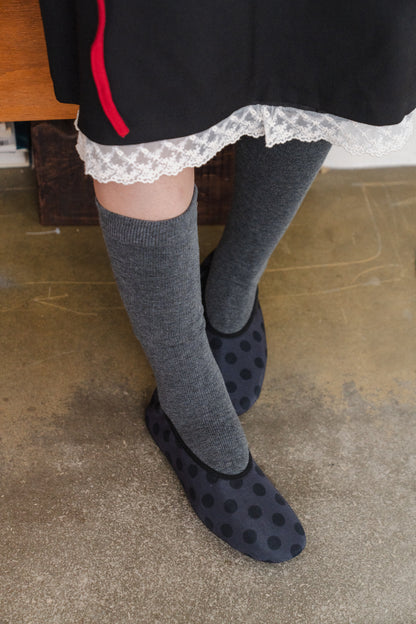 polka dot shoes