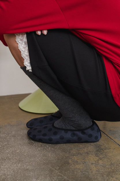 polka dot shoes