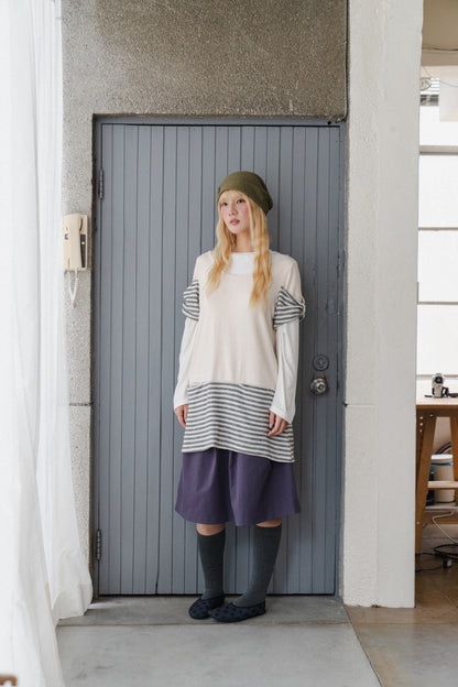 Matte Volume Midi Skirt
