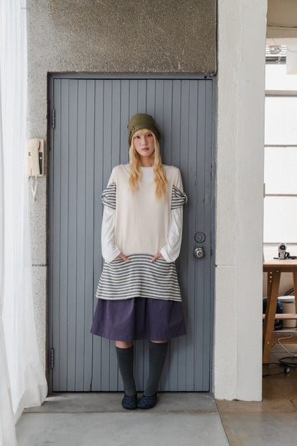Matte Volume Midi Skirt