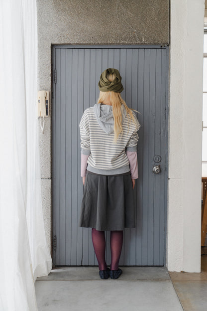Matte Volume Midi Skirt