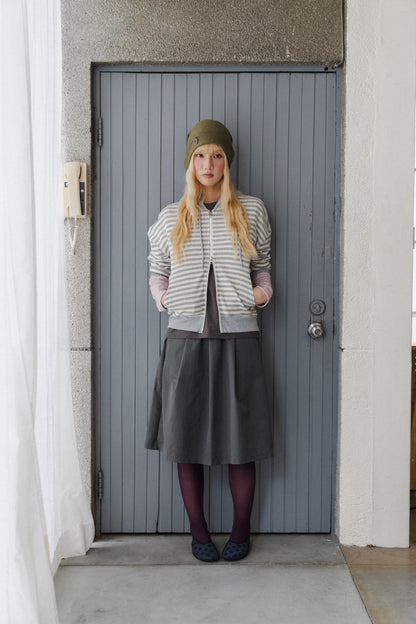 Matte Volume Midi Skirt