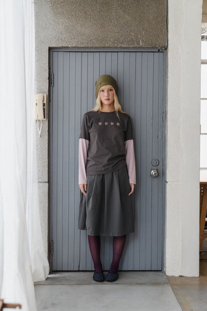 Retro Swirl Star Layered Tee