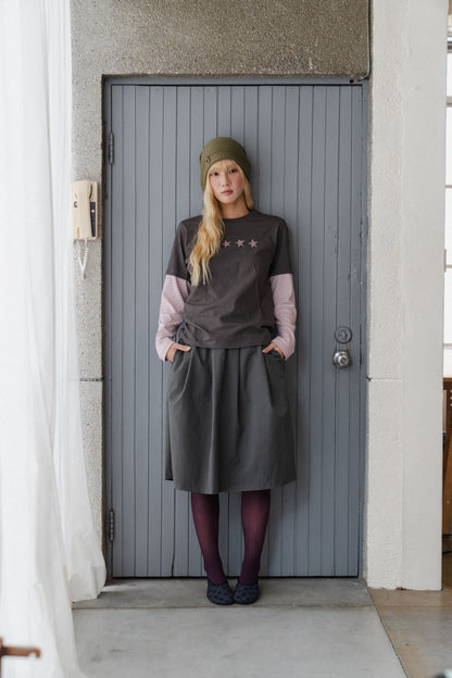 Retro Swirl Star Layered Tee