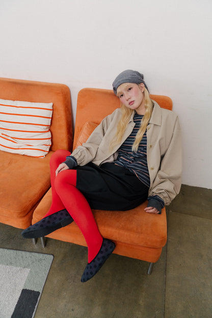 Workwear pocket button loose jacket