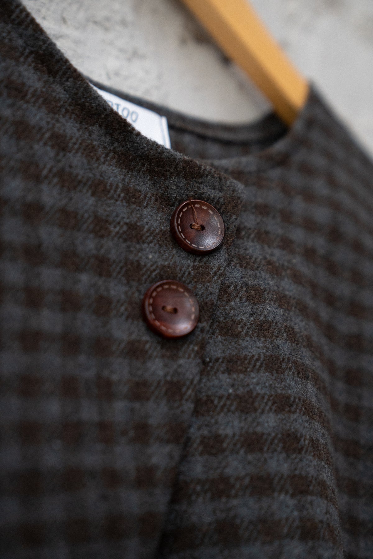 Plaid Button-Down Top