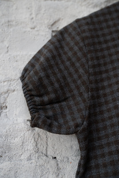 Plaid Button-Down Top