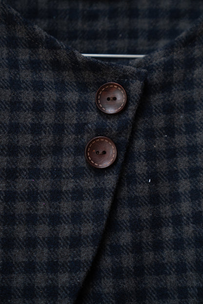 Plaid Button-Down Top