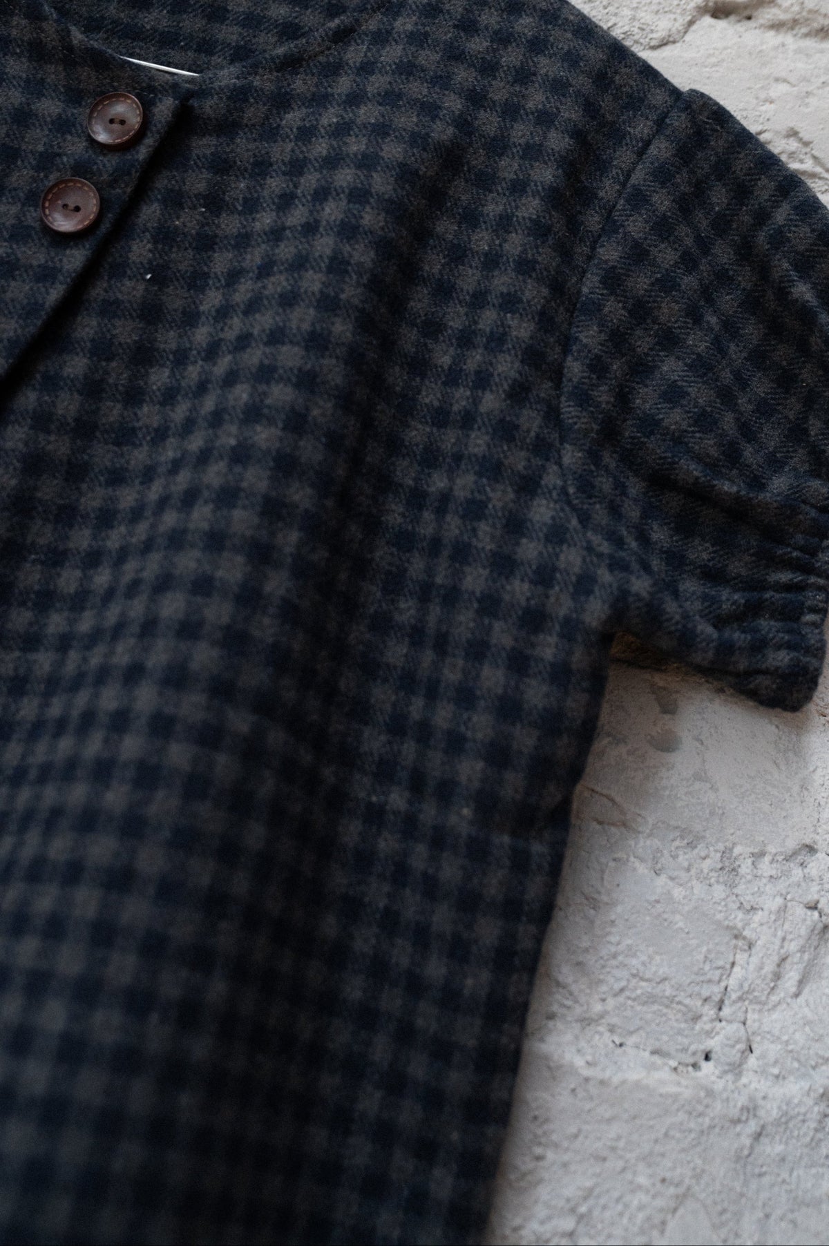 Plaid Button-Down Top