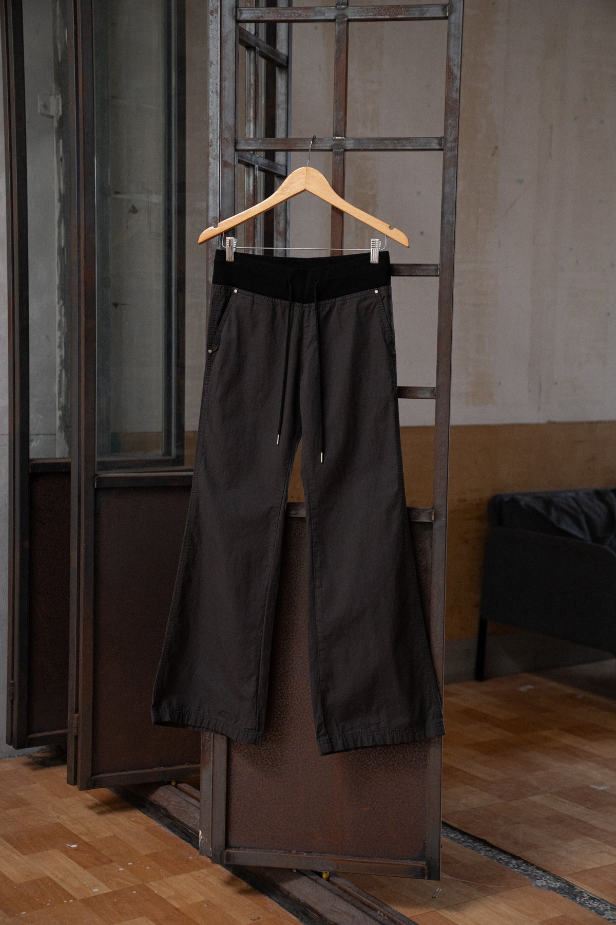 Cotton Workwear Flared Pants