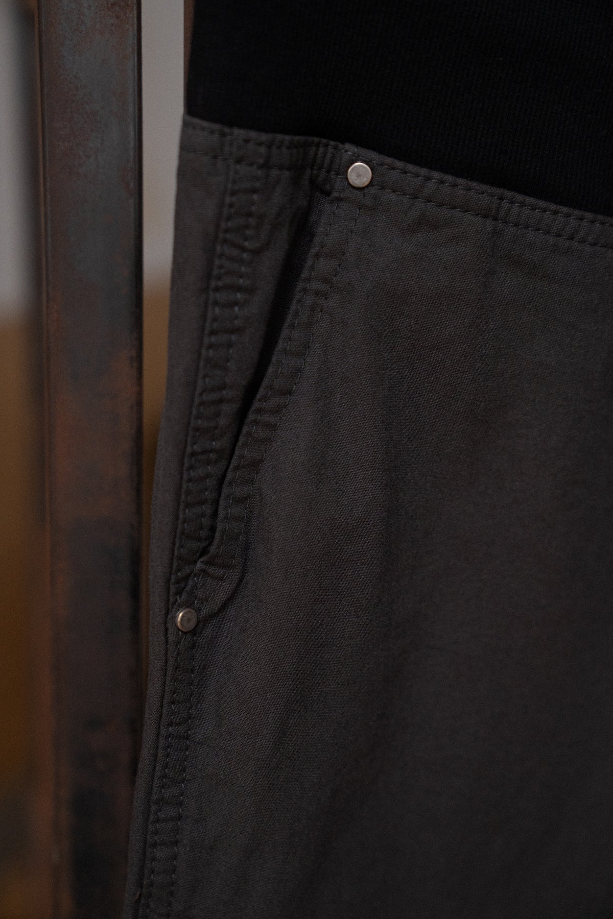 Cotton Workwear Flared Pants
