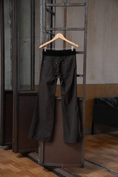 Cotton Workwear Flared Pants