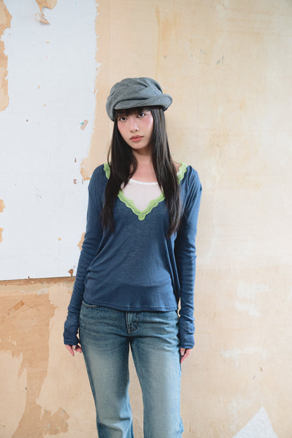 Retro Pleated Newsboy Cap