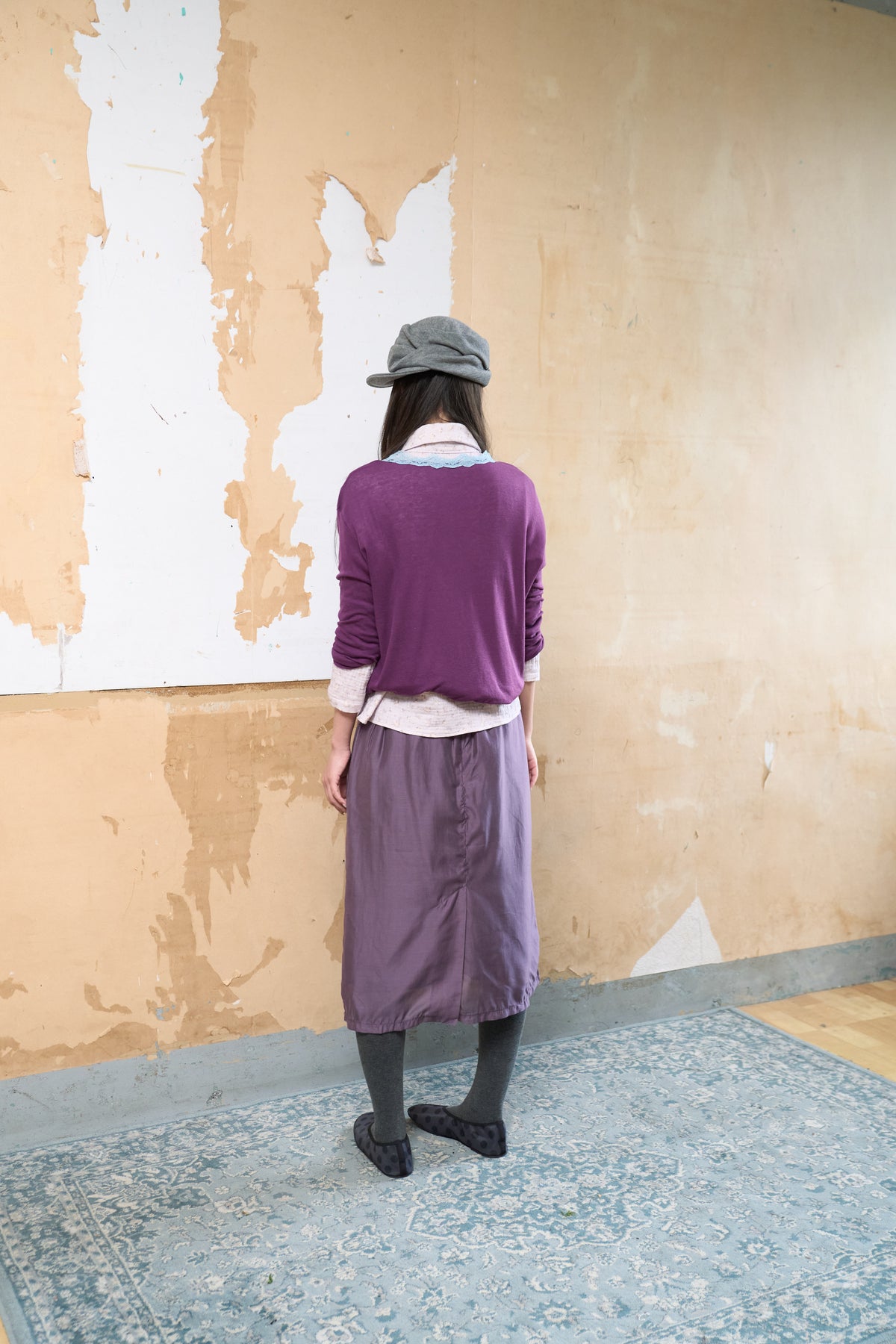 Matte A-Line Skirt