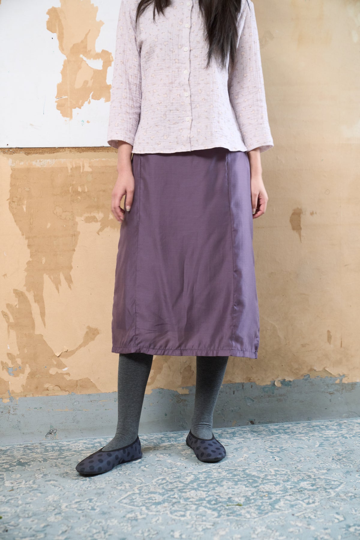 Matte A-Line Skirt