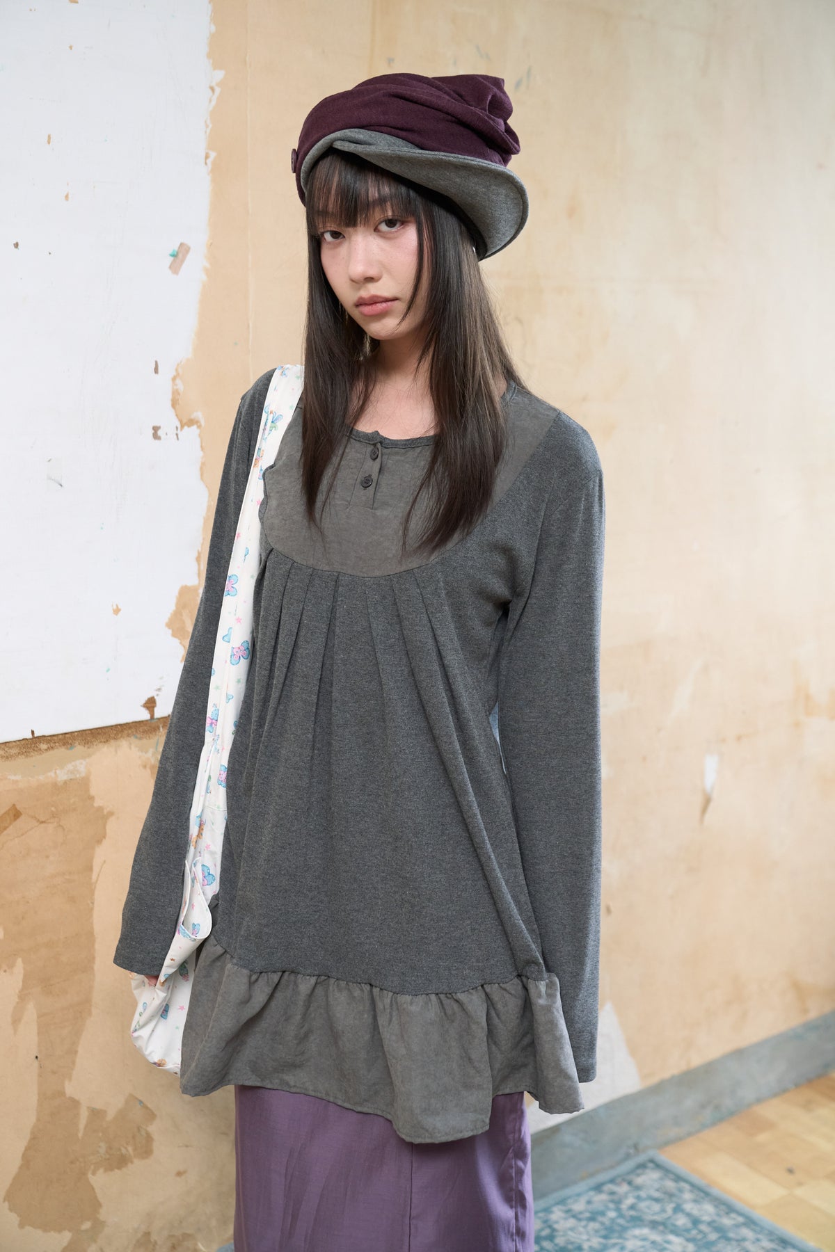 Retro Loose-Fit Patchwork Lace Top