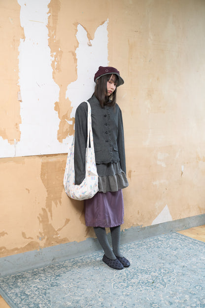 Ruffle-Trimmed Suit Jacket
