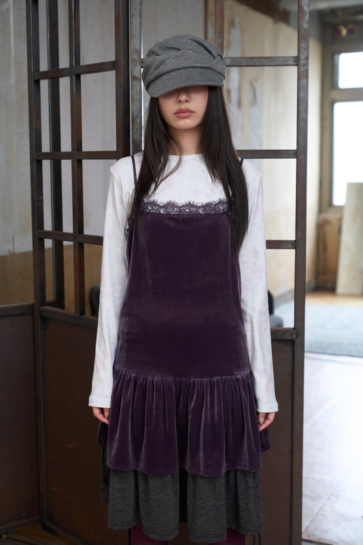 Corduroy Lace Dress