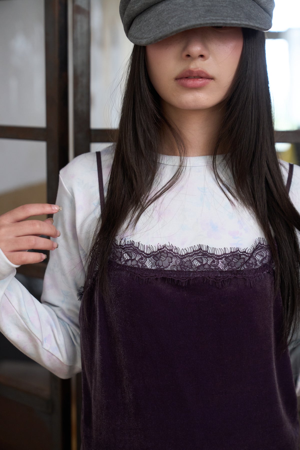 Corduroy Lace Dress