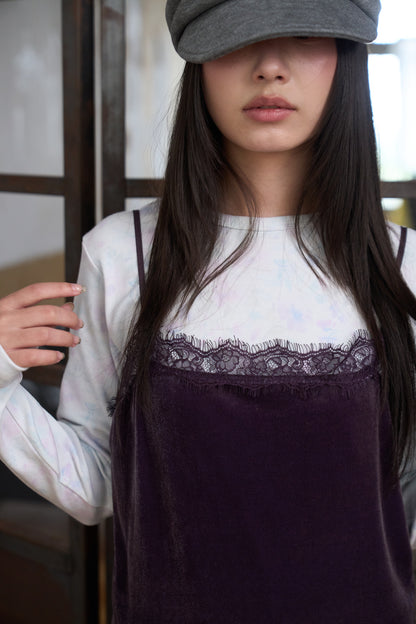 Corduroy Lace Dress