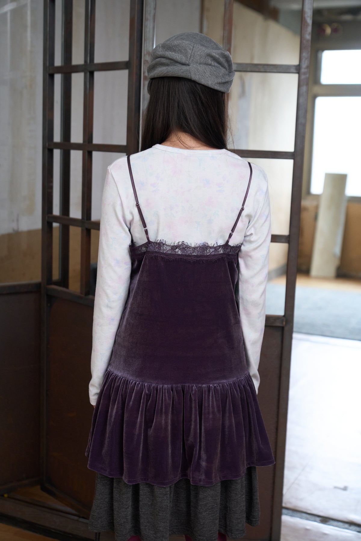 Corduroy Lace Dress