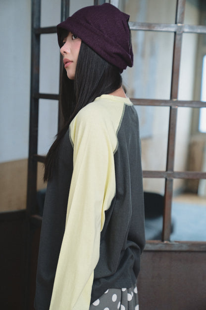 Loose-Fit Raglan Top