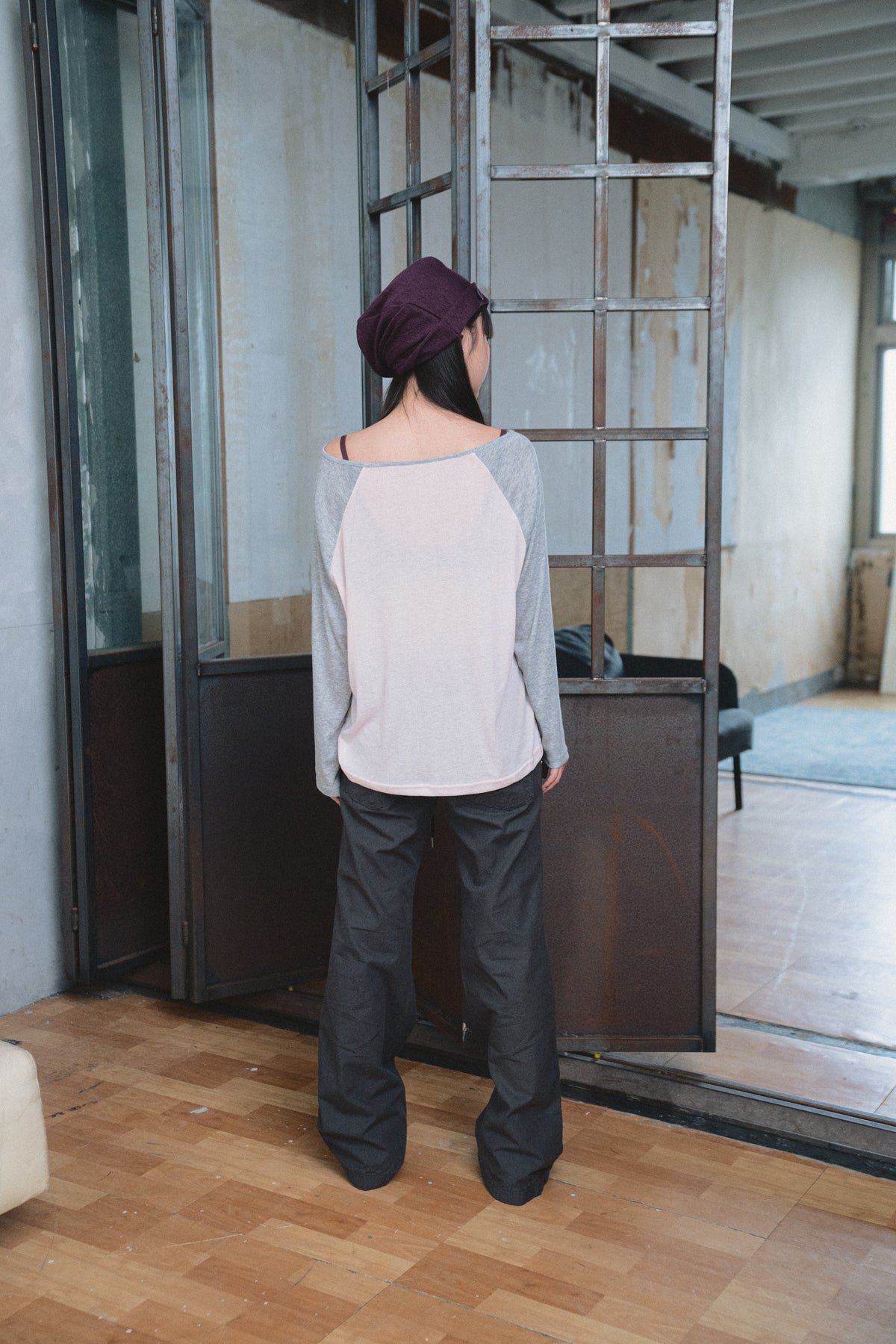 Lightweight Floral Raglan Knit Top