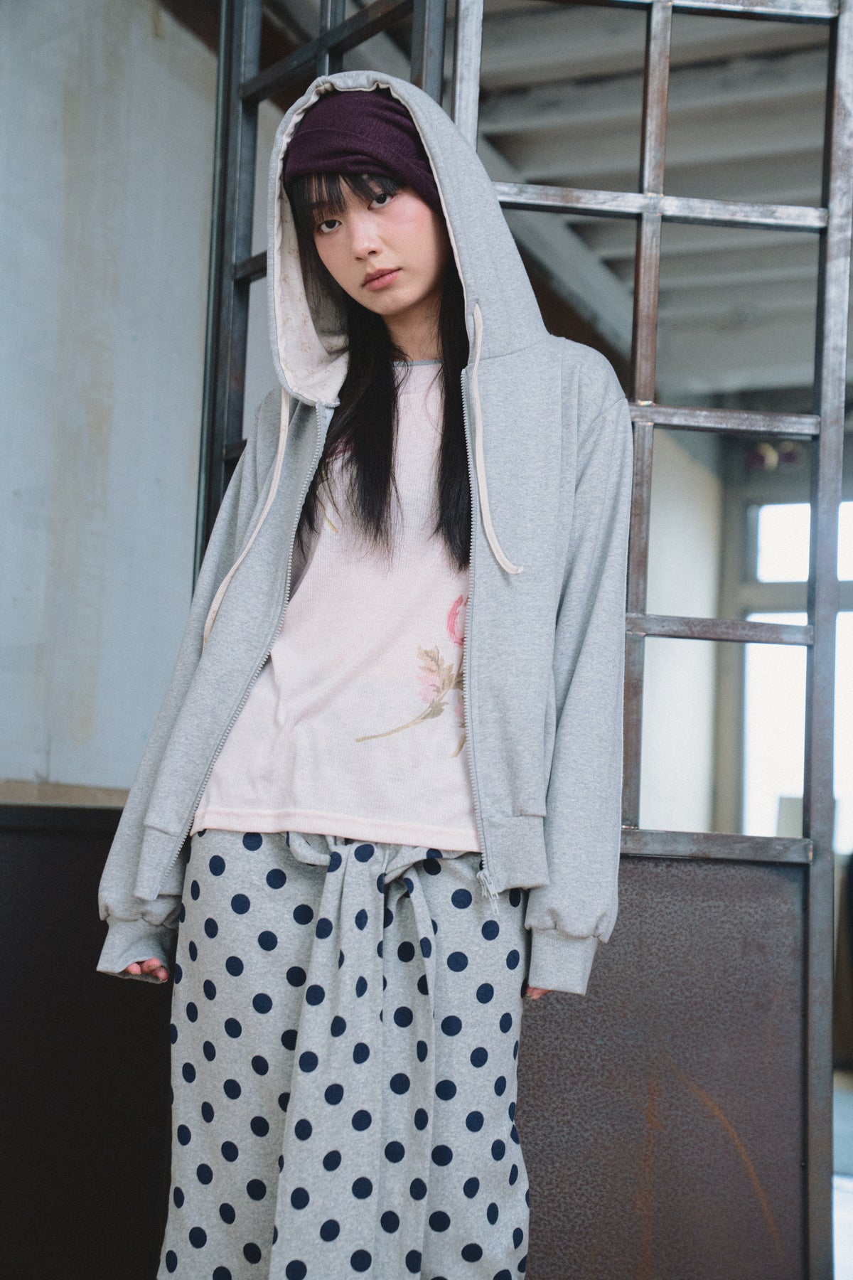 Lightweight Floral Raglan Knit Top