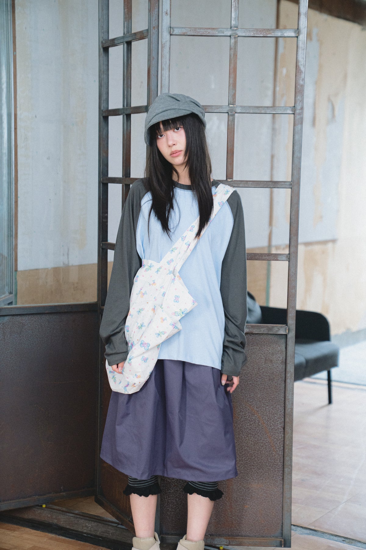 Loose-Fit Raglan Top