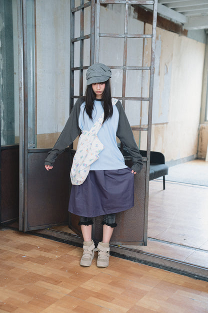 Loose-Fit Raglan Top
