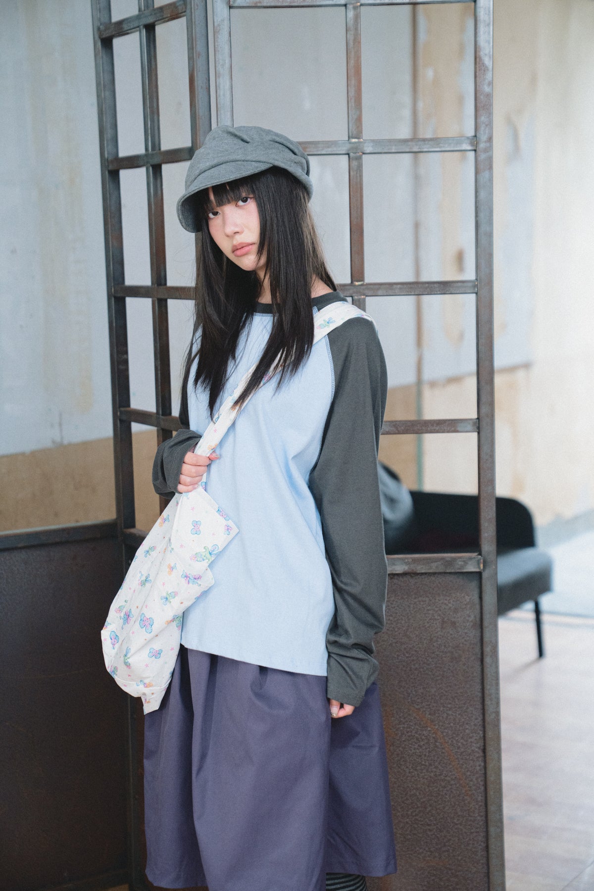 Loose-Fit Raglan Top