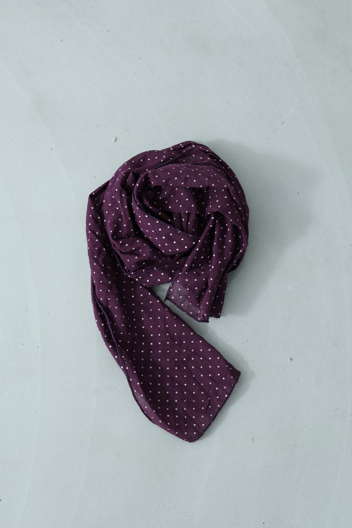 polka dot scarf