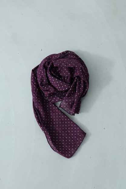 polka dot scarf