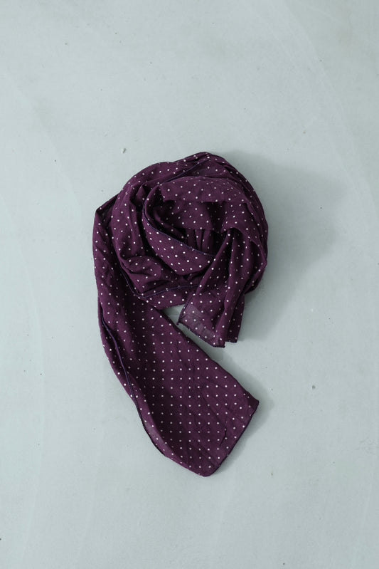 polka dot scarf