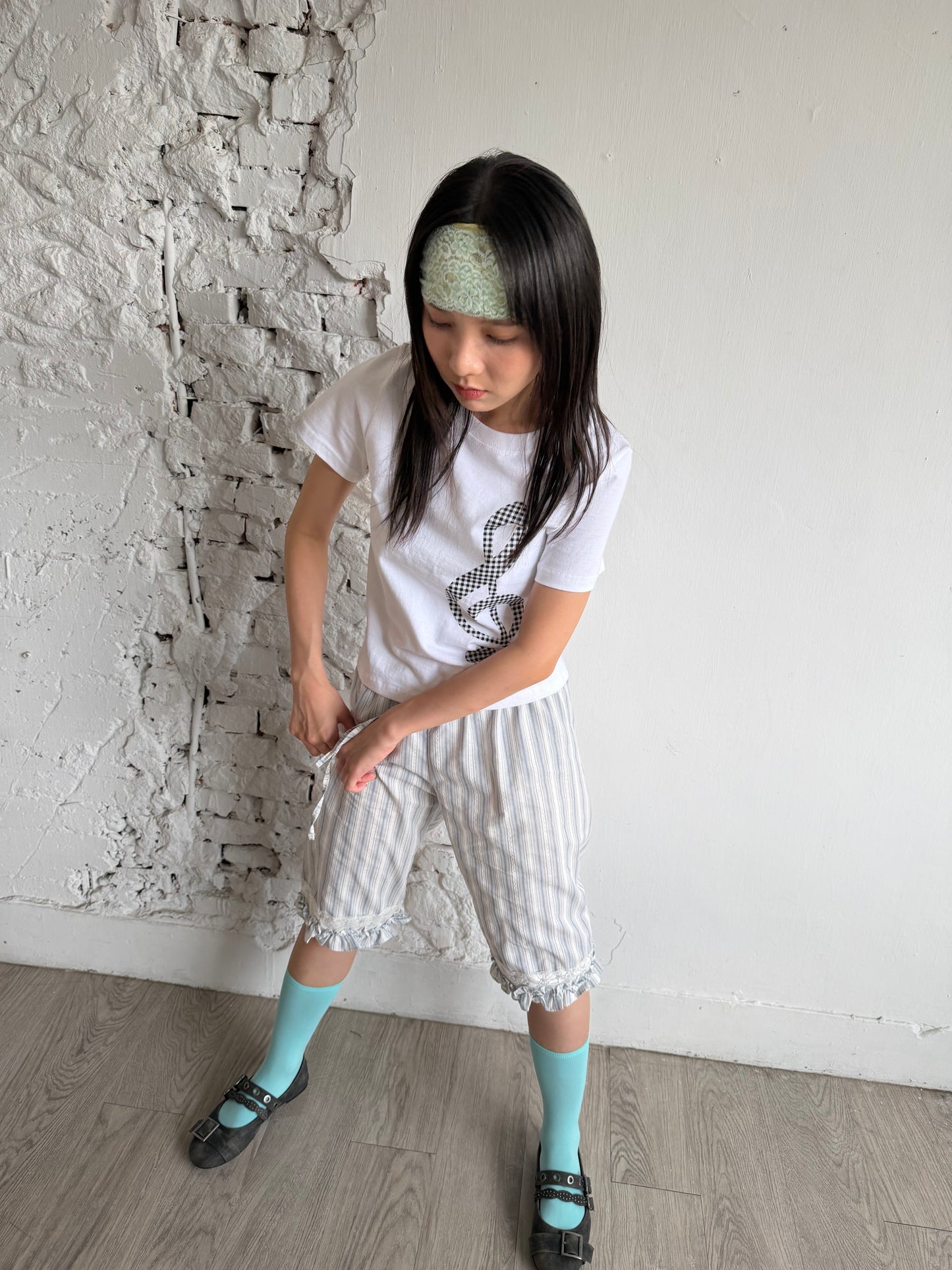 Musical note short-sleeved top