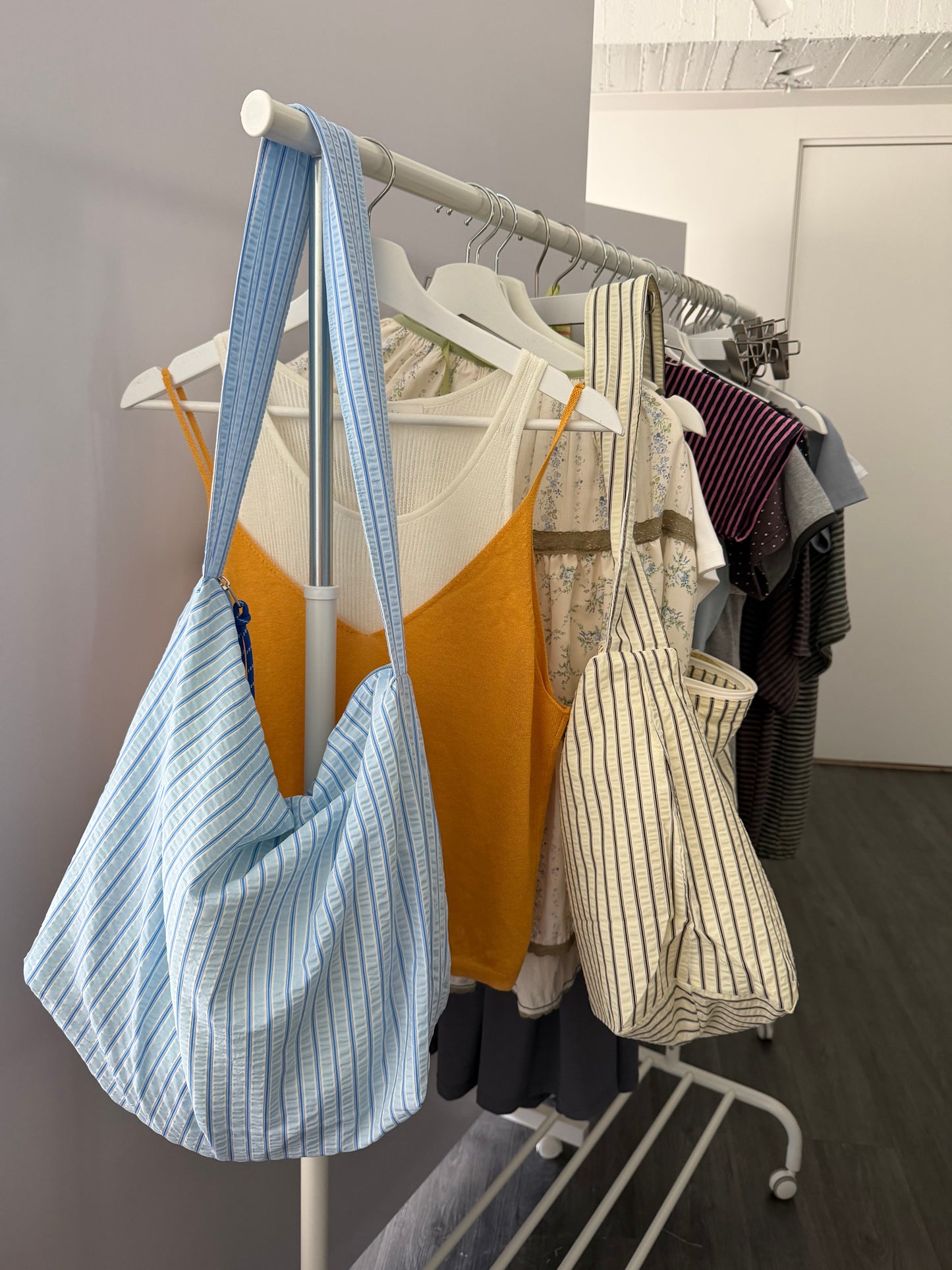Oversized Striped Bag