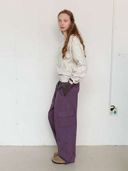 FUN FROM FUN Saturday Cargo Pants, Grape Jam
