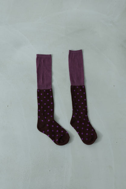 Retro polka dot stockings
