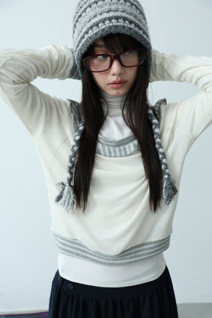 Striped Patchwork Top