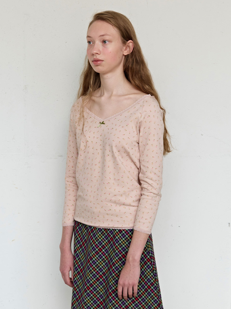 FUN FROM FUN Soft Flower Tee, Pink