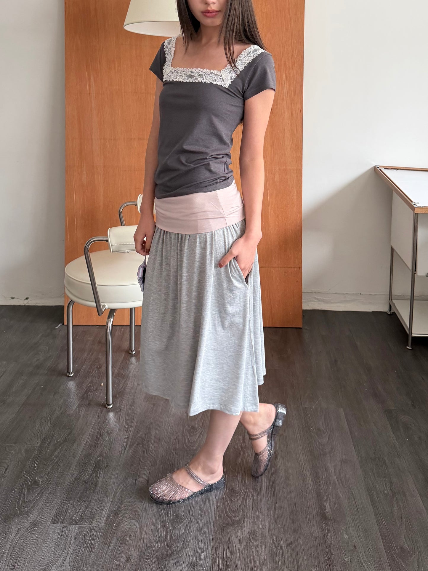 eee natasha banding skirt