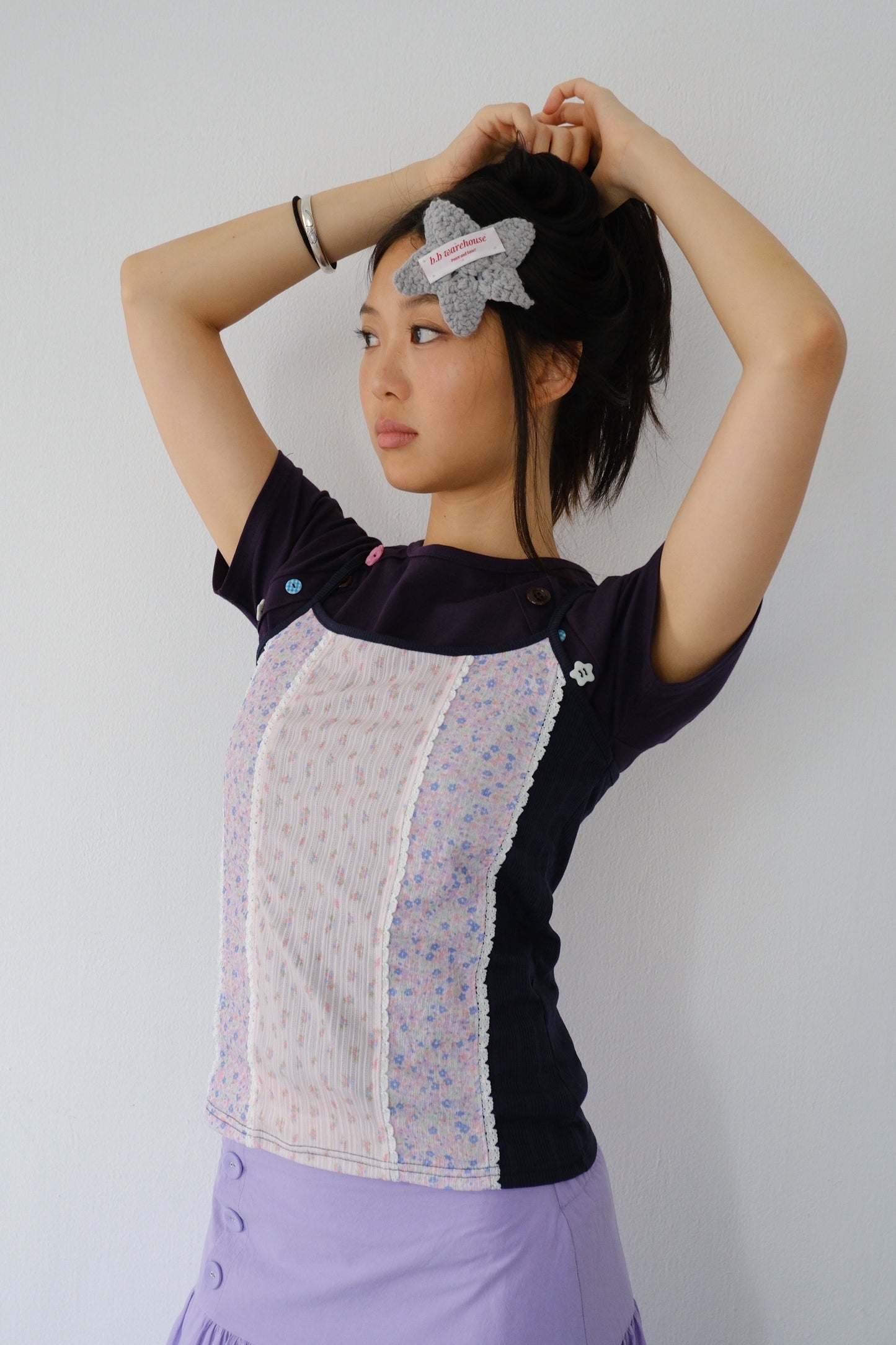 Cute button t-shirt