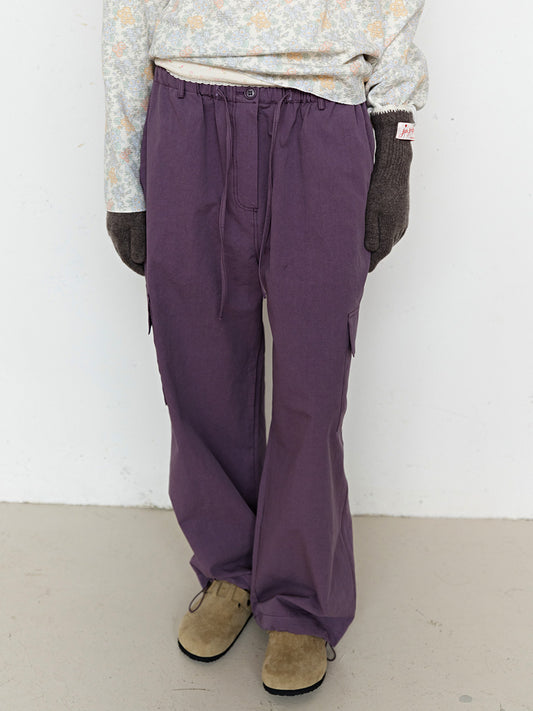 FUN FROM FUN Saturday Cargo Pants, Grape Jam