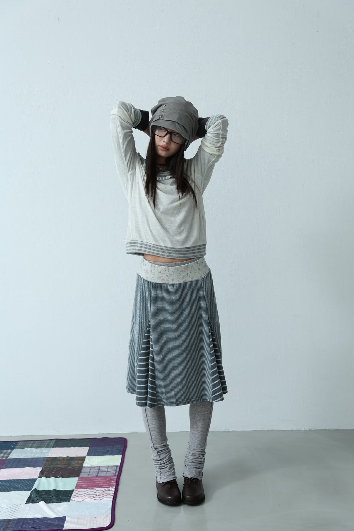 Striped Patchwork Top