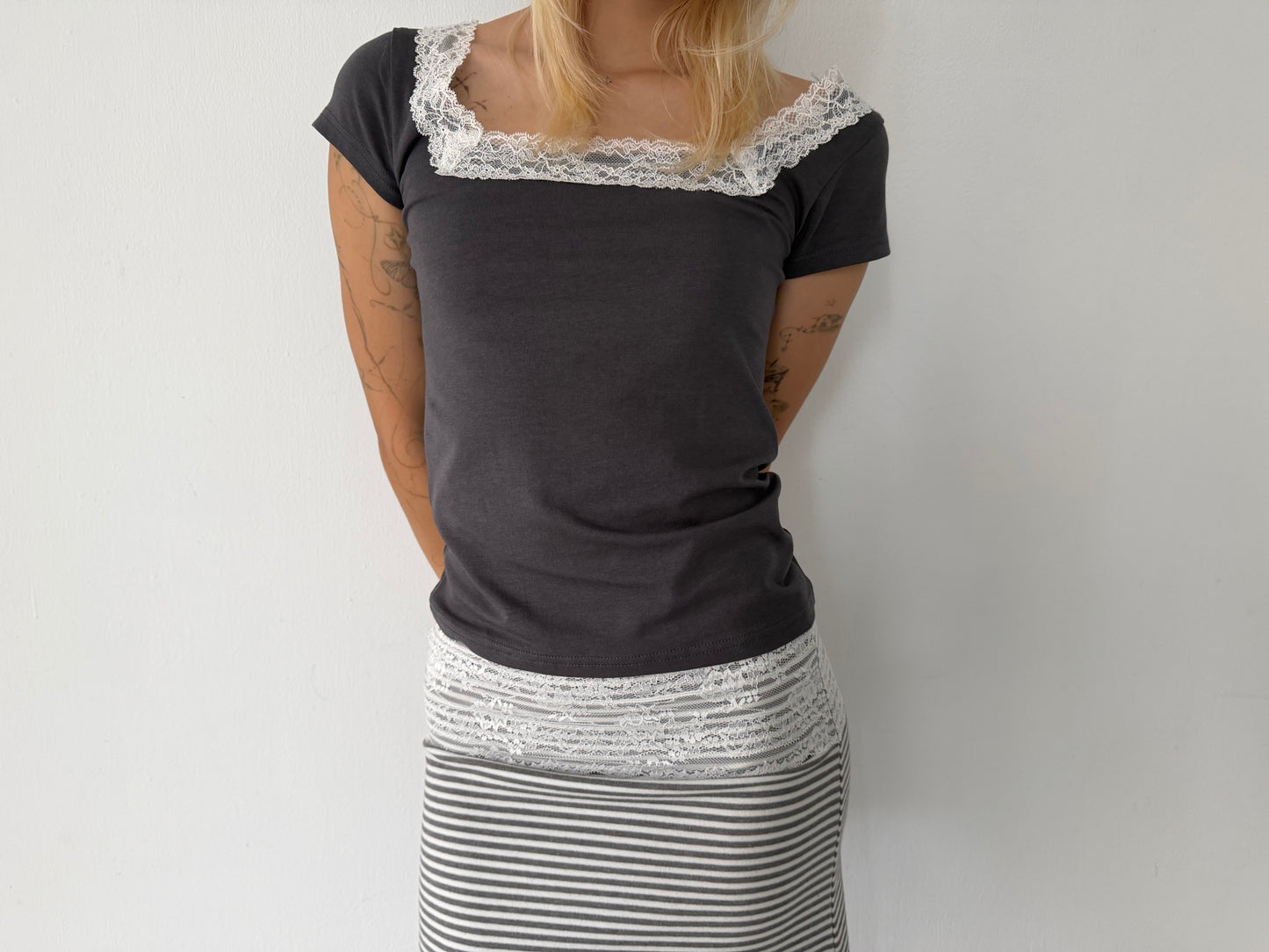 Lace Frame Tee