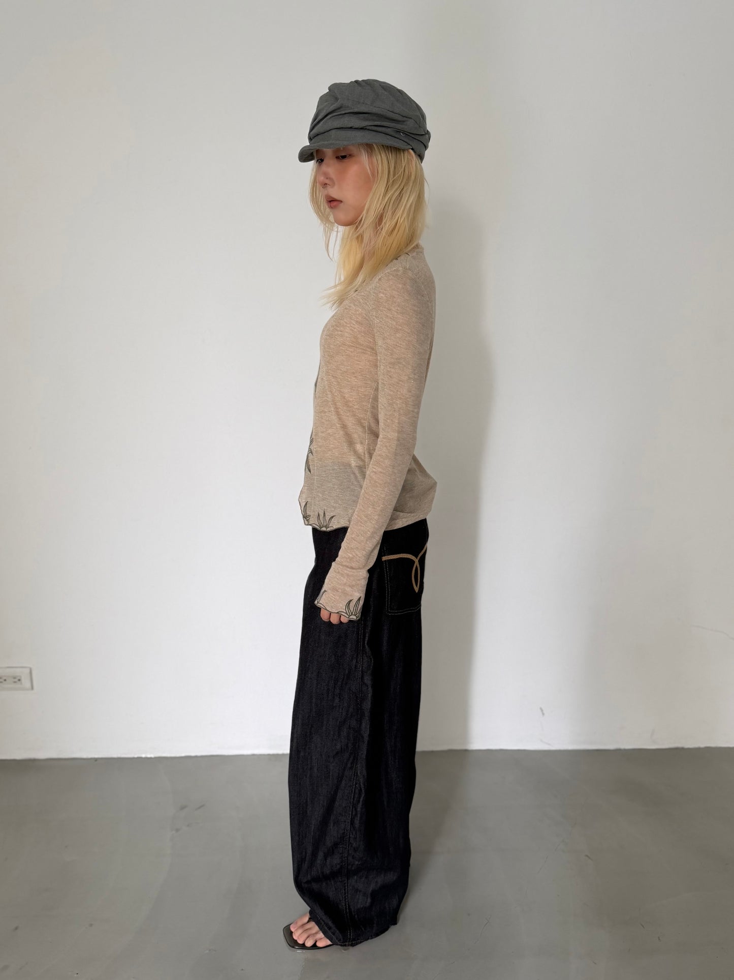 Botanical Embroidery Top
