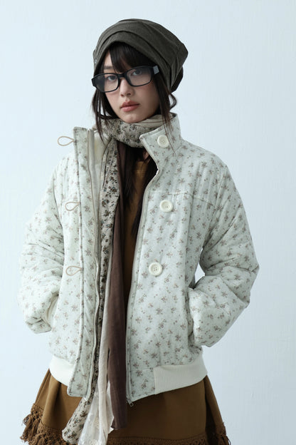Floral Quilted Coat