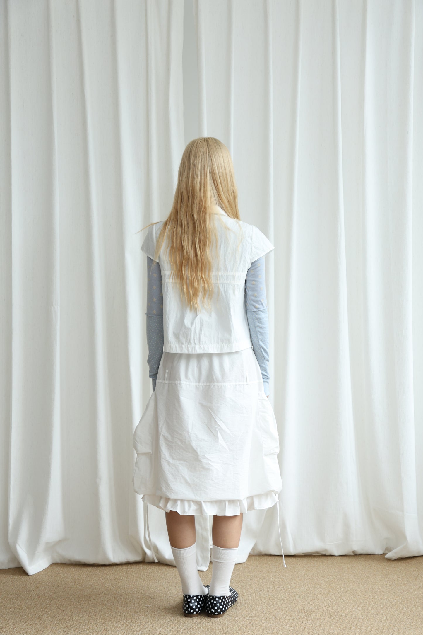 Nylon Pocket Balloon Skirt